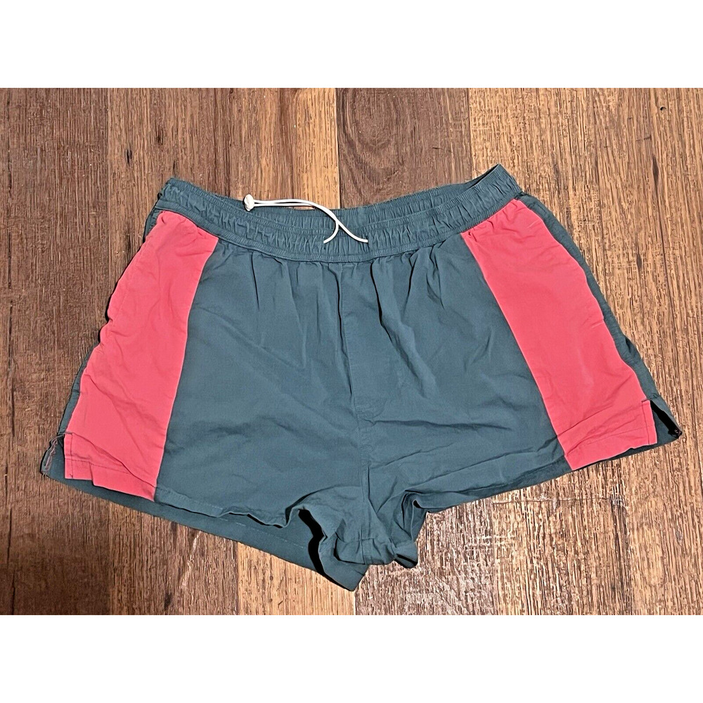 WILD FABLE Women Cargo Shorts sz XL Pink/Green Elastic Waist 76% Cotton